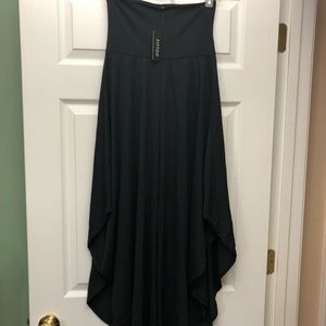 Black Strapless Jumpsuit